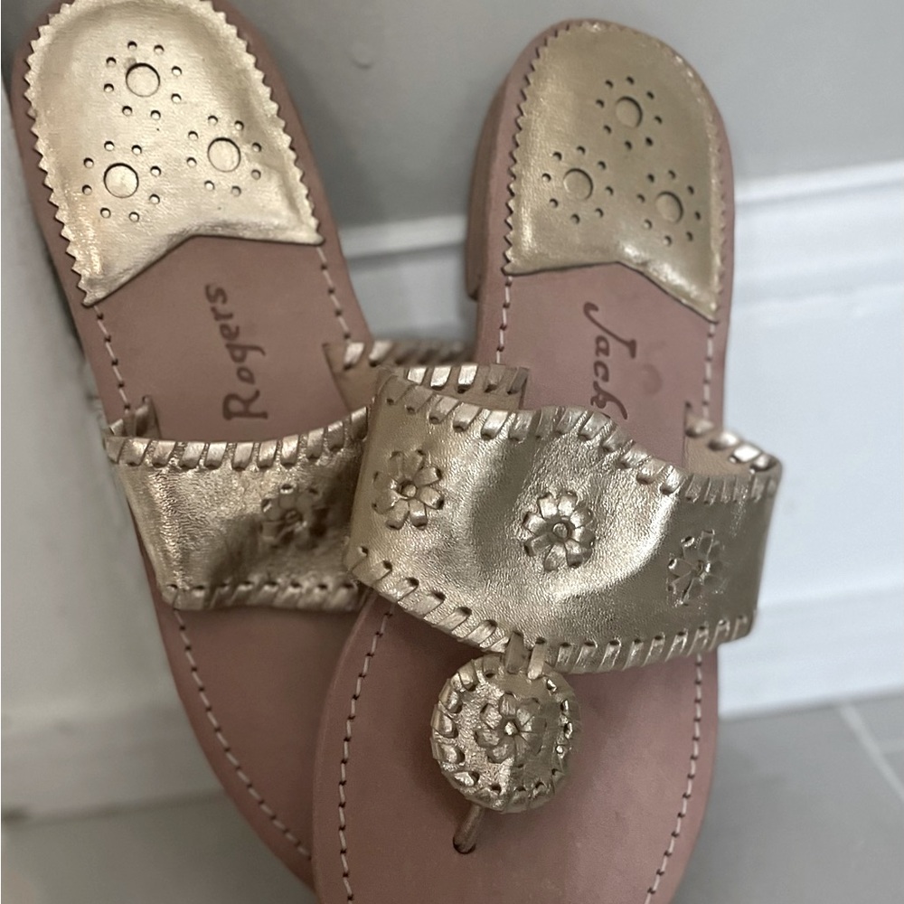 Jack Rogers iconic sandals.